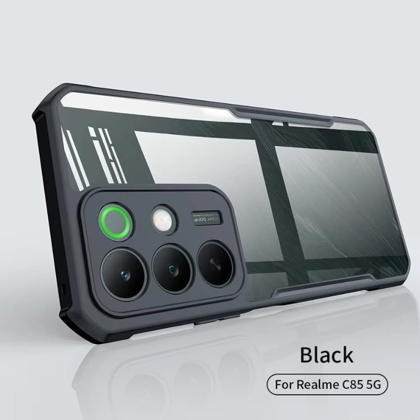 Acrílico À Prova De Choque Pára-Choques Embalagem Para Realme C85 Pro C75 C71 Nota 70T GT 7 7T Transparente Armadura Air