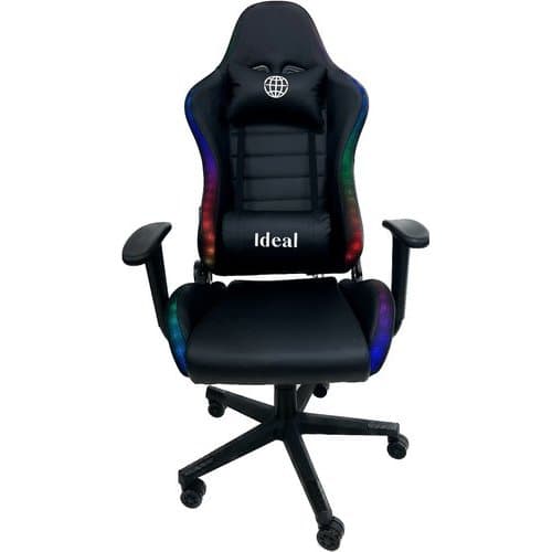 Cadeira Gamer Giratória com Luzes RGB - Sortida