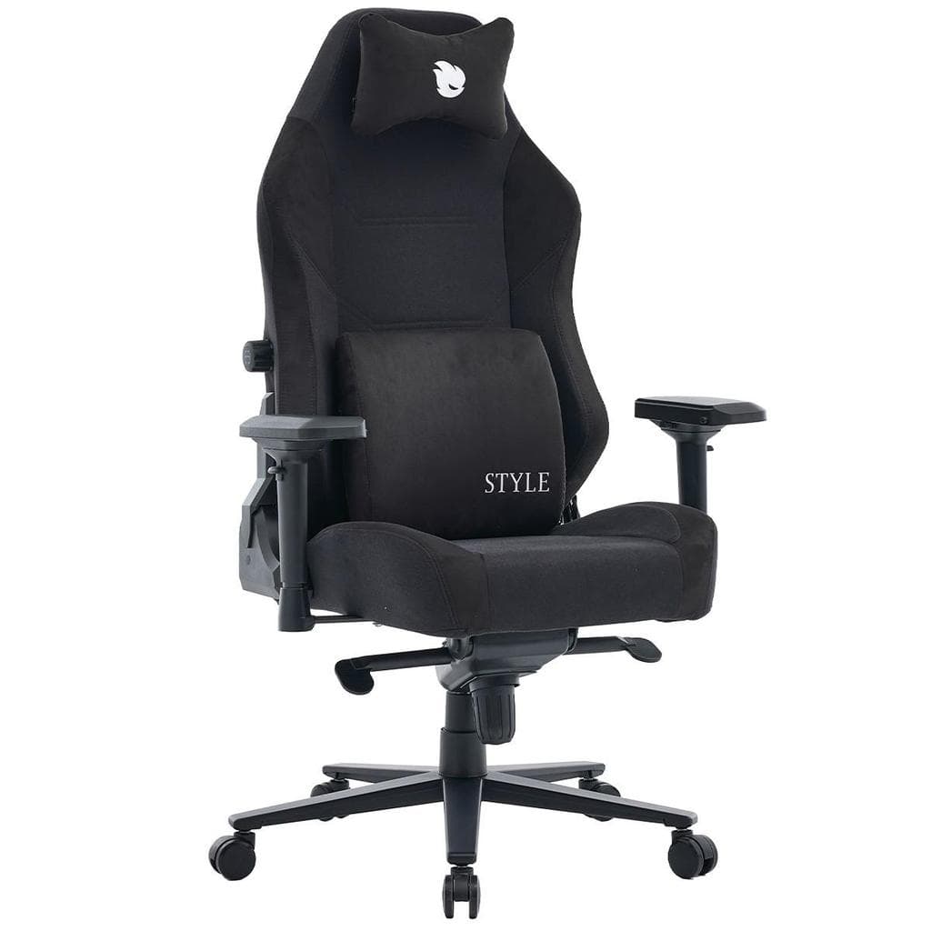 Cadeira Gamer Terabyte New Style, Reclinável, 4D, Tecido, Preta e Branca, TR-CH-NSR4DBWF