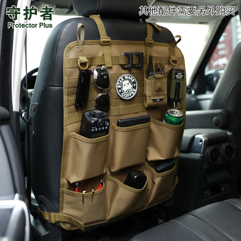 Masculino multifuncional equipamento de carro assento volta saco de armazenamento Multi-Purpose camuflagem acampamento a