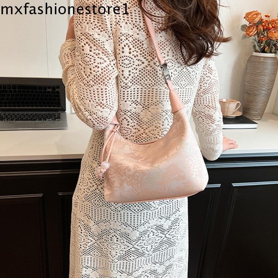 Bolsas De Ervilha MXFASHIONE , Bolsa Bordada Ajustável Estilo Chinês Cheongsam Com Zíper De Lona De Luxo
