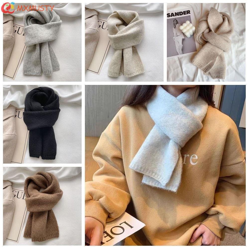 MXMUSTYZA Lenço Feminino , Acessórios De Vestuário Envoltório Quente Cachecol Estilo Coreano , Marca De Luxo