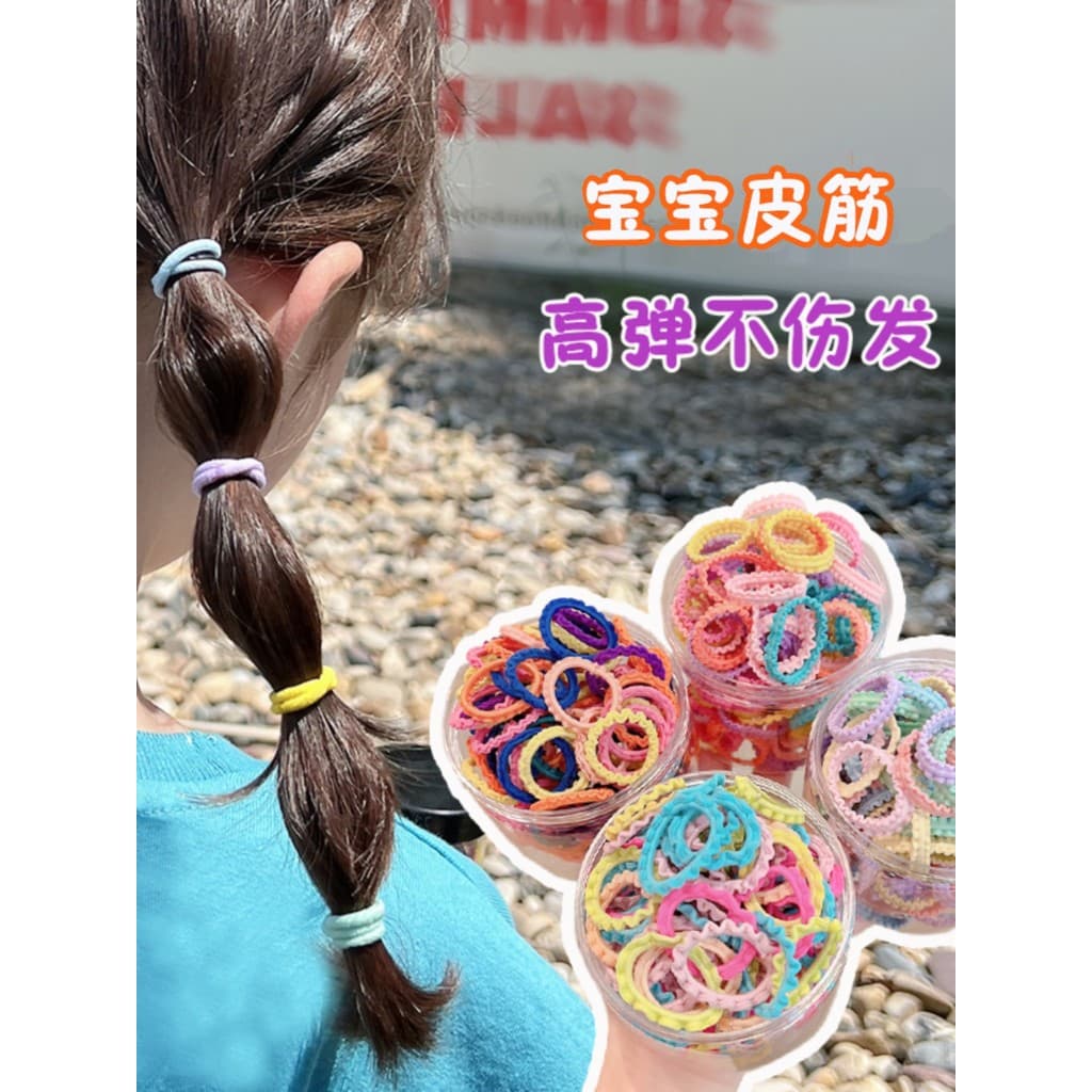 Crianças laço de cabelo elástico de cabelo laço de cabelo meninas acessórios de cabelo do bebê não machuca o cabelo meni