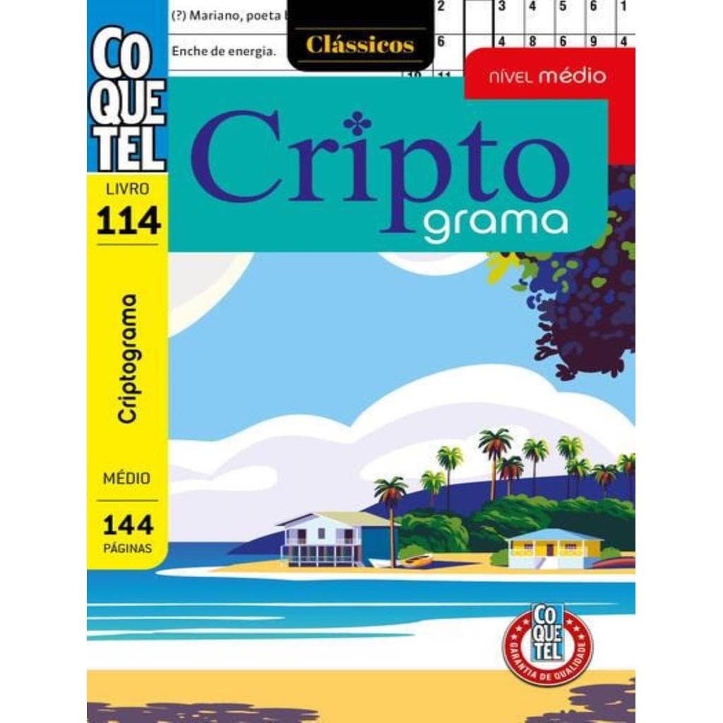 Livro - Livro Coquetel Criptograma 114