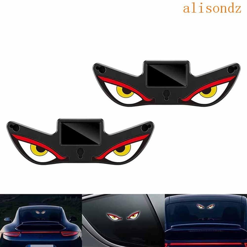 ALISOND1 Luz Ambiente Para Carro , Ventosa Piscante , Solar De Olho De Demônio , Olhos Móveis Piscantes
