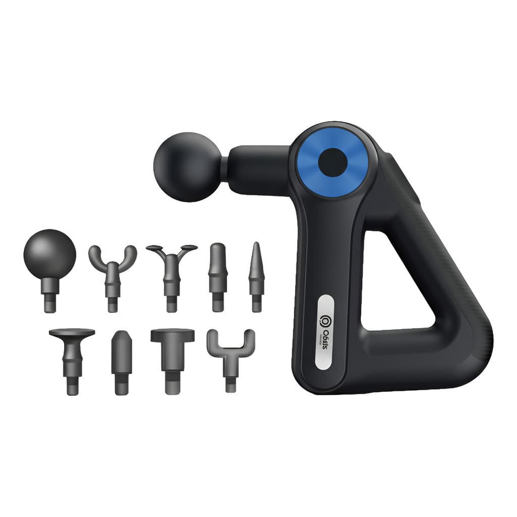 Massageador Pistola Portatil Elétrico Profissional 3200 Rpm Cor Preto 127 220v
