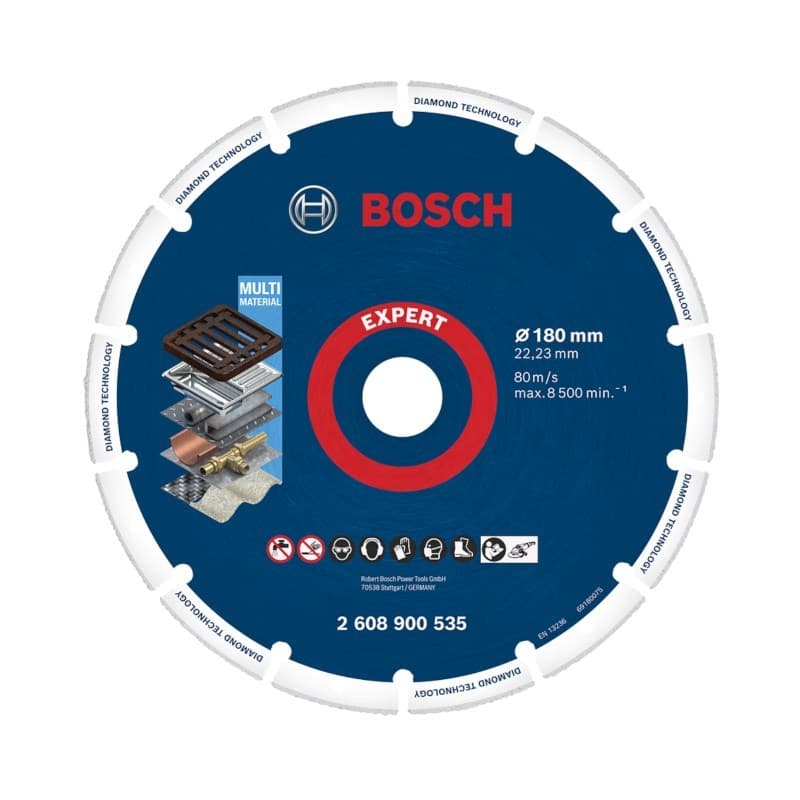 Disco Diamantado para Metal  Inox 180mm 7" X-Lock Bosch