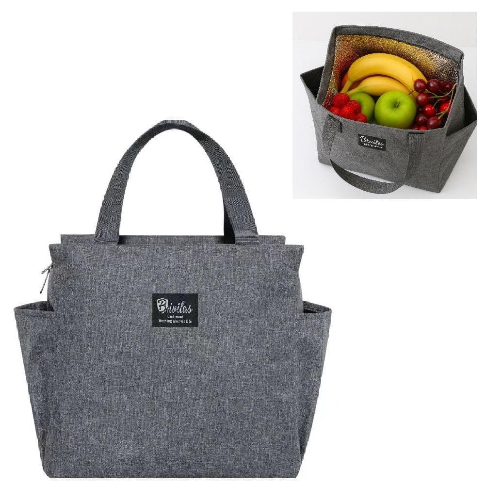 BOLSA TERMICA MARMITA FITNESS GRANDE TRABALHO ACADEMIA PASSEIO VIAGEM COMIDA FRUTAS ALCA BOLSO MULTIUSO PORTA TALHER CIN