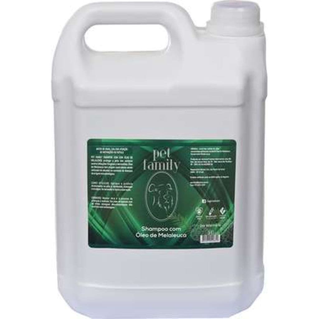Shampoo Concentrado Pet Óleo de Melaleuca Pet Family 5L