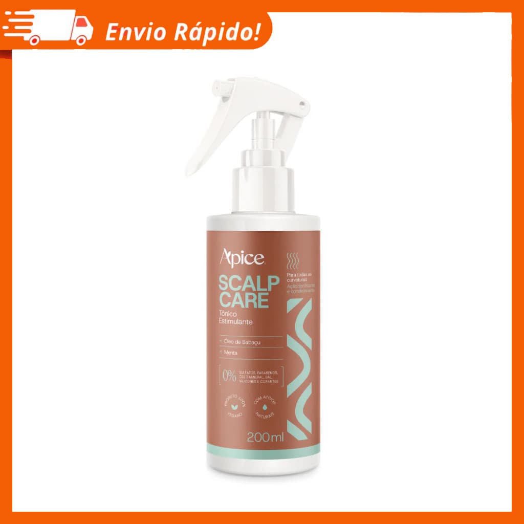 Tônico capilar Scalp Care Apice 200ml Estimula o Crescimento Capilar Promove o fortalecimento - Apse