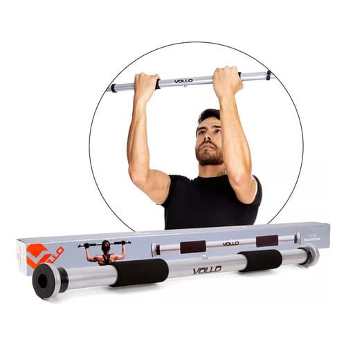 Barra De Exercícios Para Porta Fixa Por Pressão Vollo Vp1039