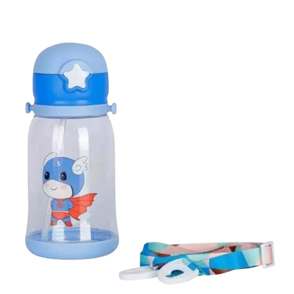 Garrafa Infantil Portátil de Água Desenho Multicolorido