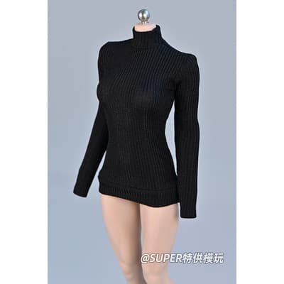 1/6 Mulher Soldado Corpo Emborrachado Grosso Listrado Camisa de Fundo Elástico Apertado
