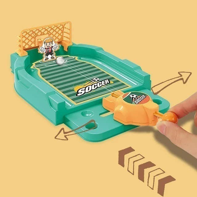 Mini Jogo Futebol Mesa Duelo Pênaltis Arena Gol League Brinquedo Infantil