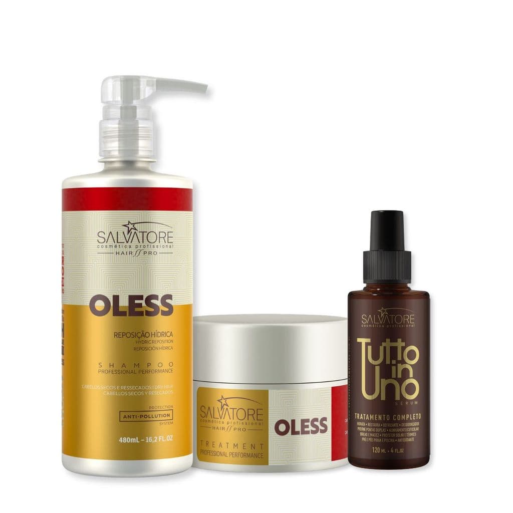 Kit Oless Salvatore com Sérum Tutto In Uno Hidratante