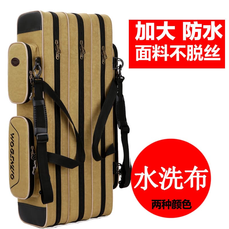 Saco de equipamento de pesca 1.2m mochila 90cm80 saco de vara de pesca duplo de três camadas à prova dwaterproof água sa