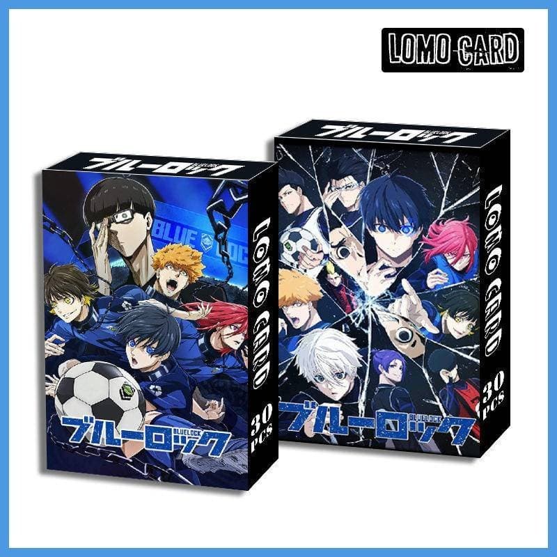30 Peças/Conjunto de Photocards de Anime Blue Lock, Cartões Lomo Kpop, Cartões de Impressão de Fotos Isagi Yoichi Bachir