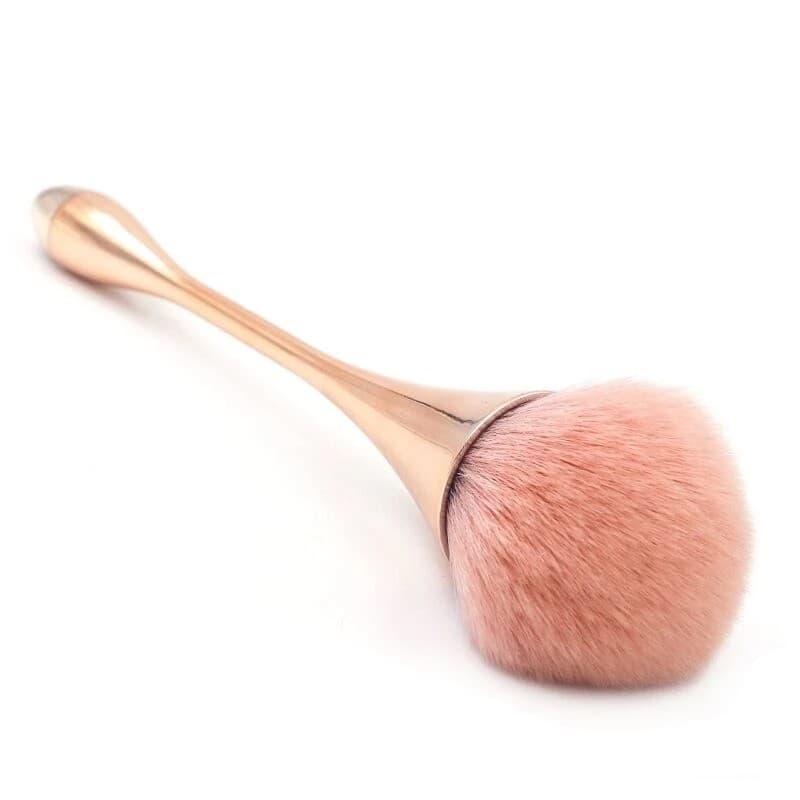 Estoque pronto frete grátis cintura pequena grande Blush escova de pó solto destaque escova de fibra cabelo maquiagem be