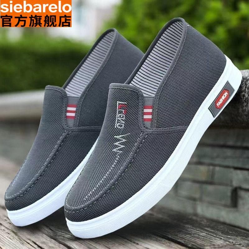 Outono velho pequim sapatos de pano Anti-deslizamento Casual carne tendão sola sapatos de lona respirável sapatos de tra