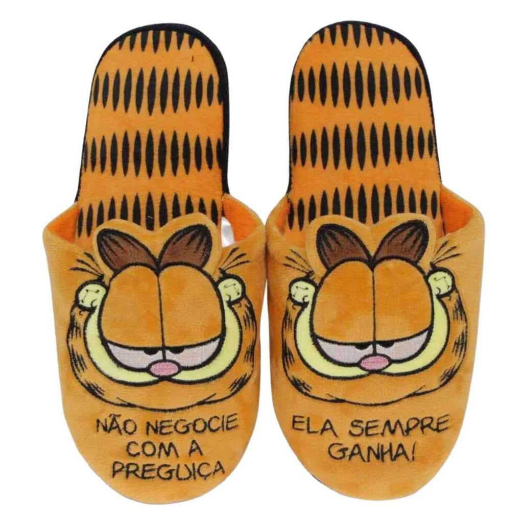 Pantufa Garfield Original Oficial Tamanhos 33 ao 41 Chinelo De Quarto, Zona Criativa
