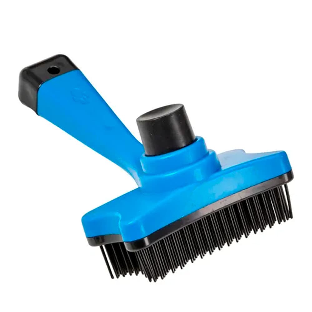 Escova Pet Cerdas de Borracha Bom Amigo S5046 Massageadora Removedor de Pelos Cães e Gatos