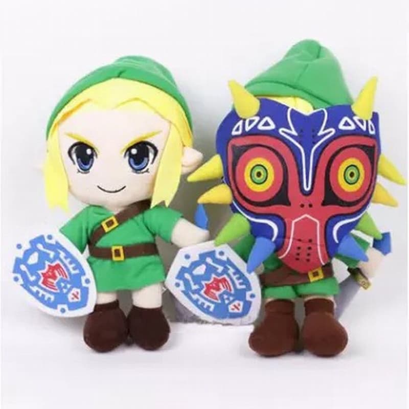 25cm Nintendo Game A Lenda Da Máscara De Pelúcia De Zelda Link Toys Doll Soft Stuffed Animals Para Crianças Presentes De