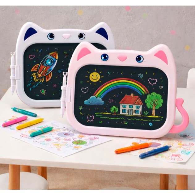 Lousa Mágica Tablet Infantil Colorido para Desenhar e Escrever Educativo para Crianças