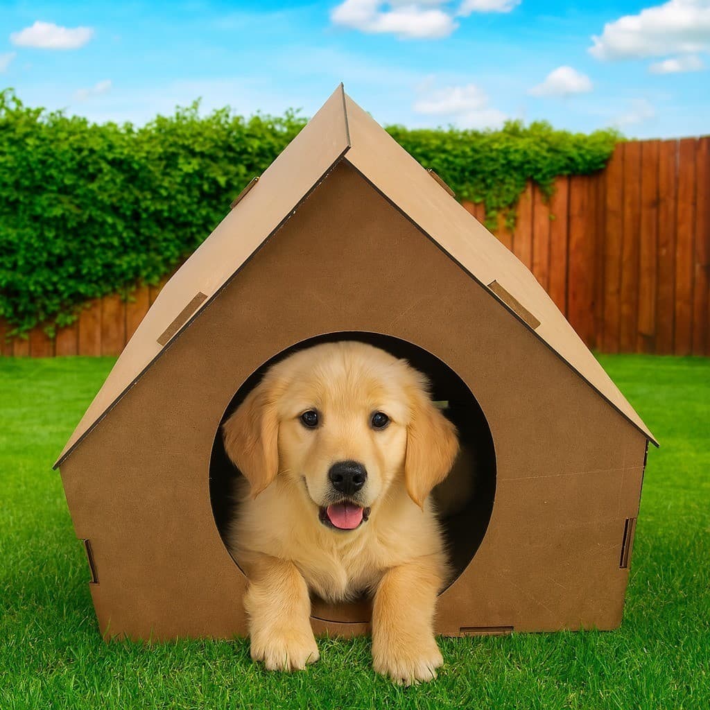 Casinha Para Cachorro em MDF Reforçado – Leve, Durável e Fácil de Montar