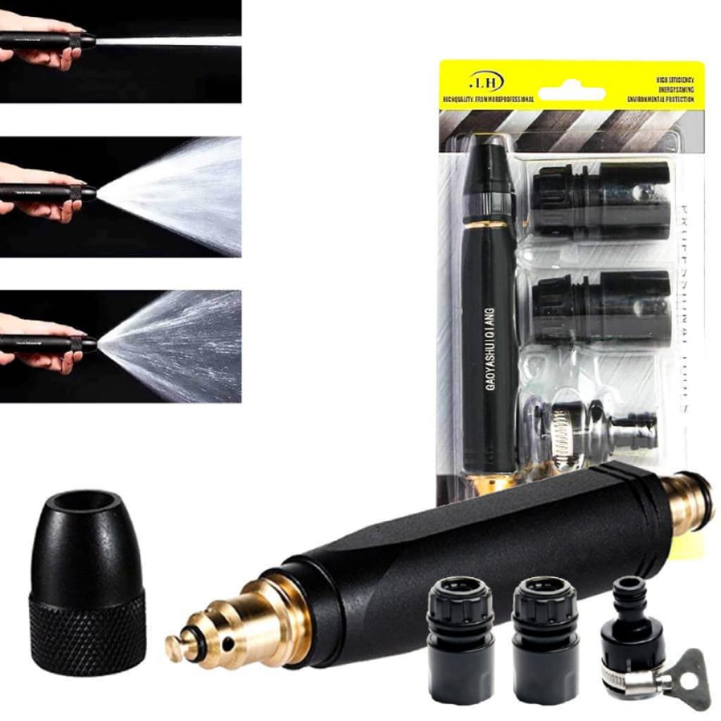 Kit 3 Em 1 Bico Alta Pressão Para Mangueira e Conector Vap Mangueira