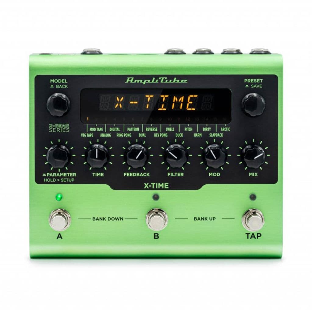 Pedal Ik Multimedia X-Time Delay Green Para Guitarra