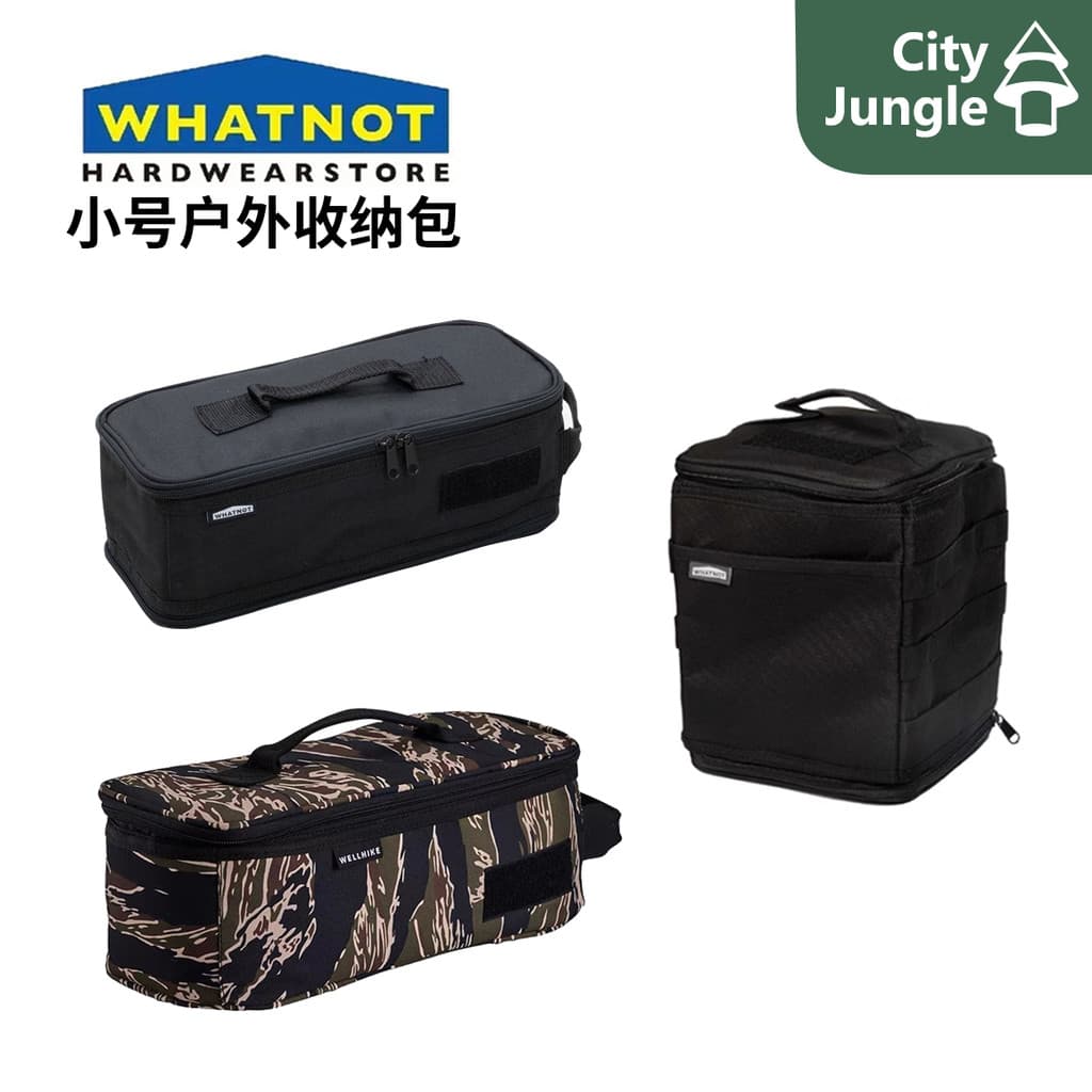 Whatnot saco de armazenamento ao ar livre portátil acampamento equipamentos ao ar livre artigos diversos utensílios de m