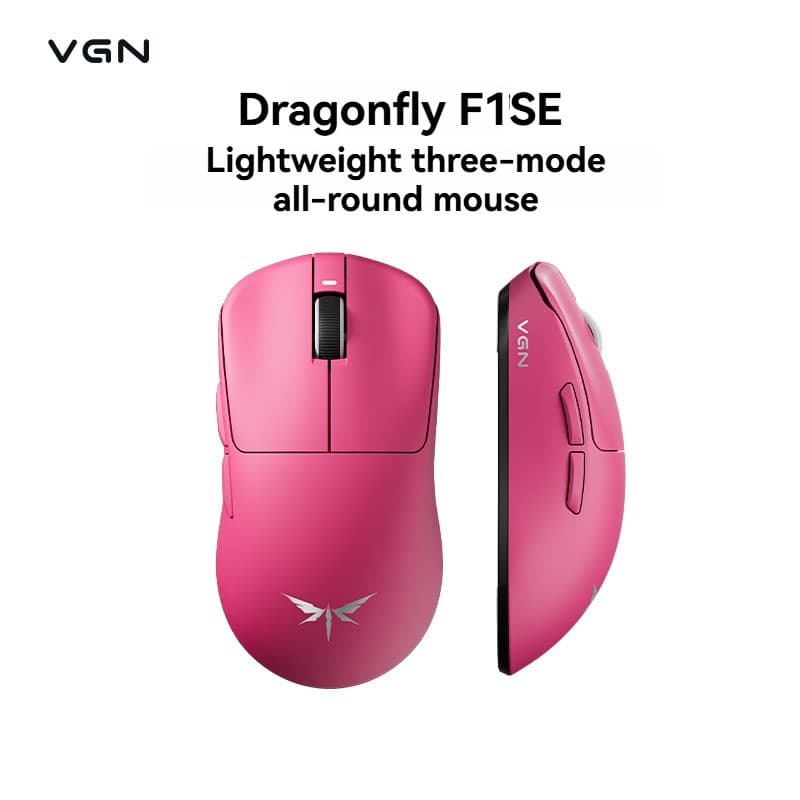 VGN Dragonfly F1 SE Gaming Mouse 2.4gWireless Tri-Mode PAW3311 Leve 57g Personalizado Ergonômico E-sports Office