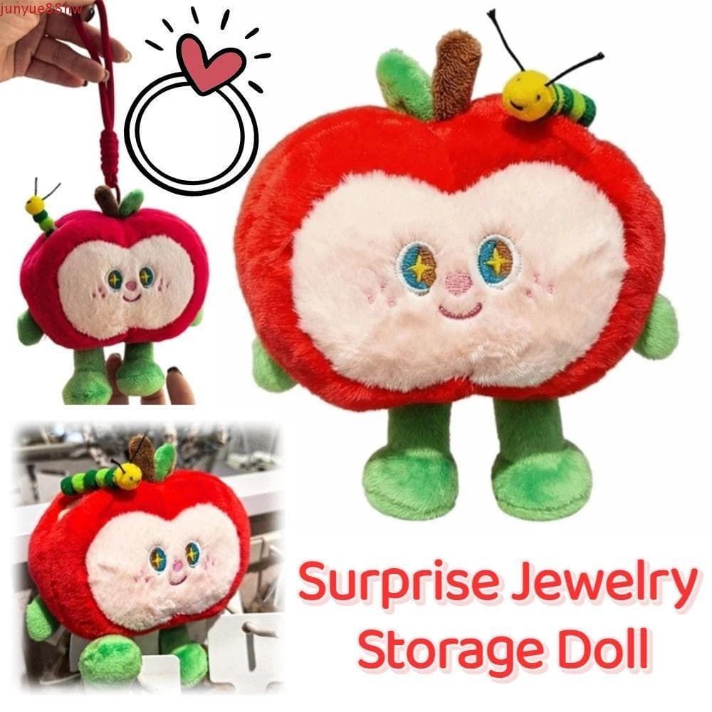 JUNYUE Hide The Ring Surprise , Com Furos Para Insetos , Pingente Surpresa De Frutas Vermelhas De 16 Cm , Fofo