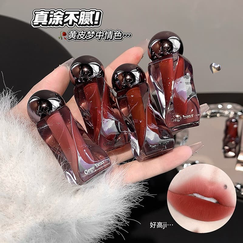 Mousse macia lábio lama veludo macio fosco outono inverno lábio esmalte beleza feminino batom fosco