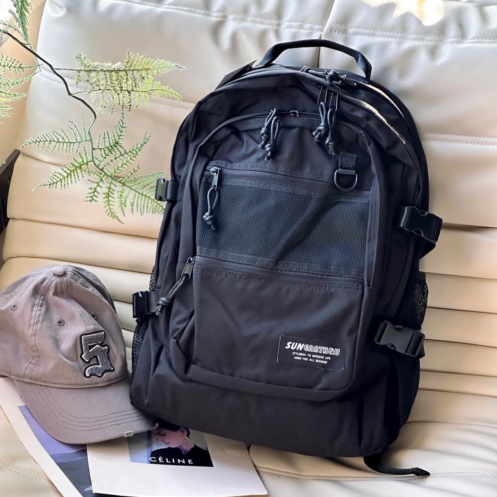 Contador genuíno mochila de grande capacidade das mulheres dos homens mochila de viagem ao ar livre estudante multifunci