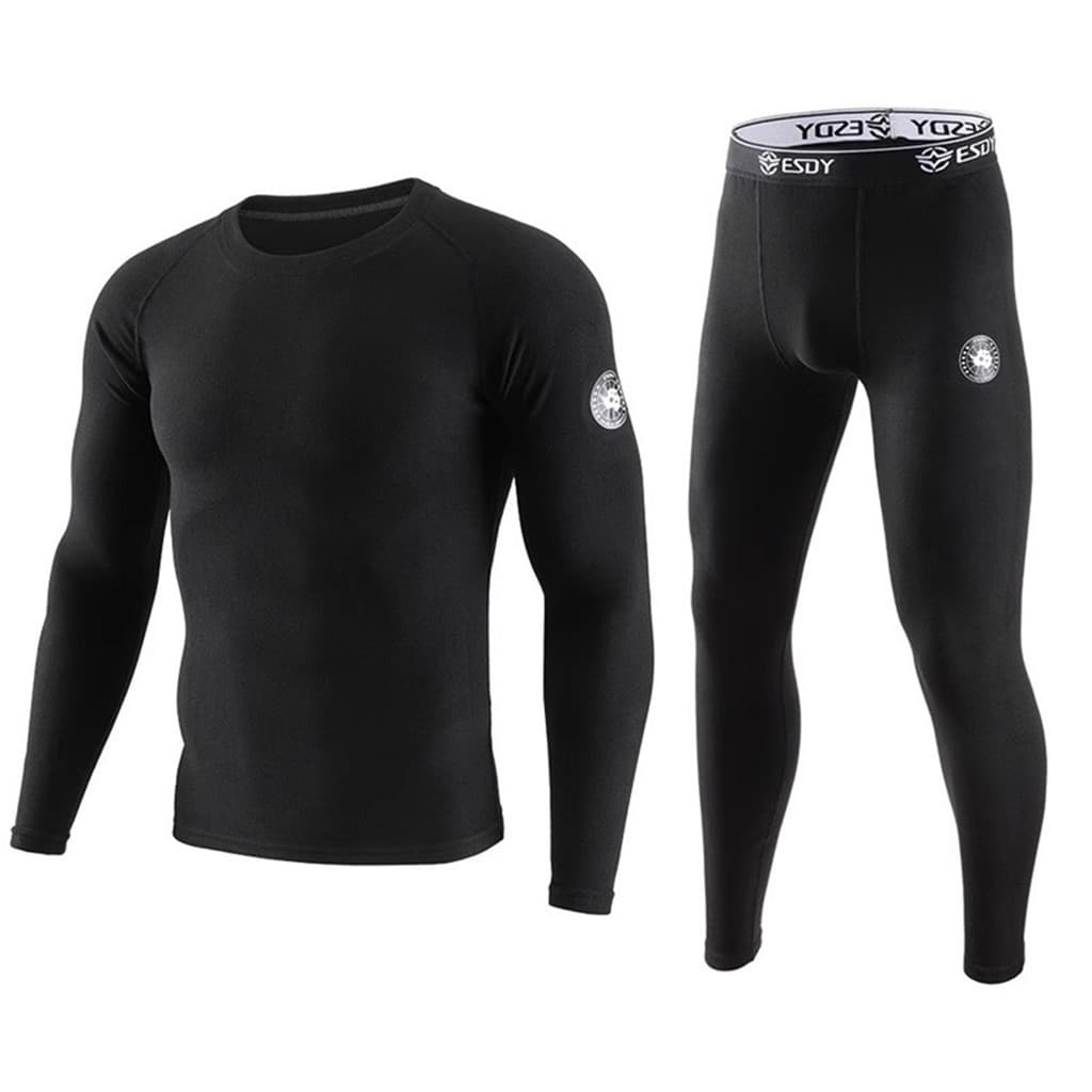 Roupa interior funcional ao ar livre dos homens terno quente inverno esportes ao ar livre ciclismo esqui camuflagem roup