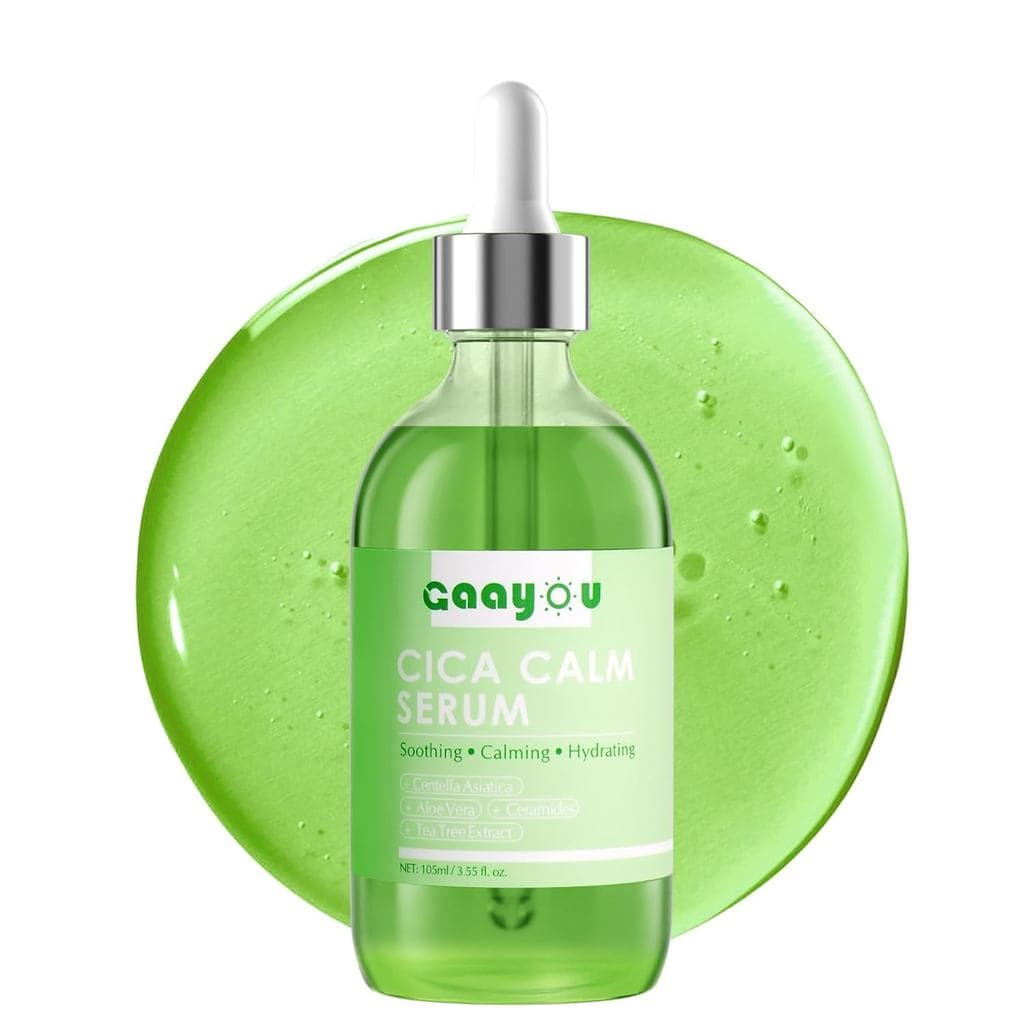 Sérum Facial Coreano de Centella Asiática e Tea Tree para Pele Oleosa com Tendência à Acne, Calmante, Reduz Vermelhidão,