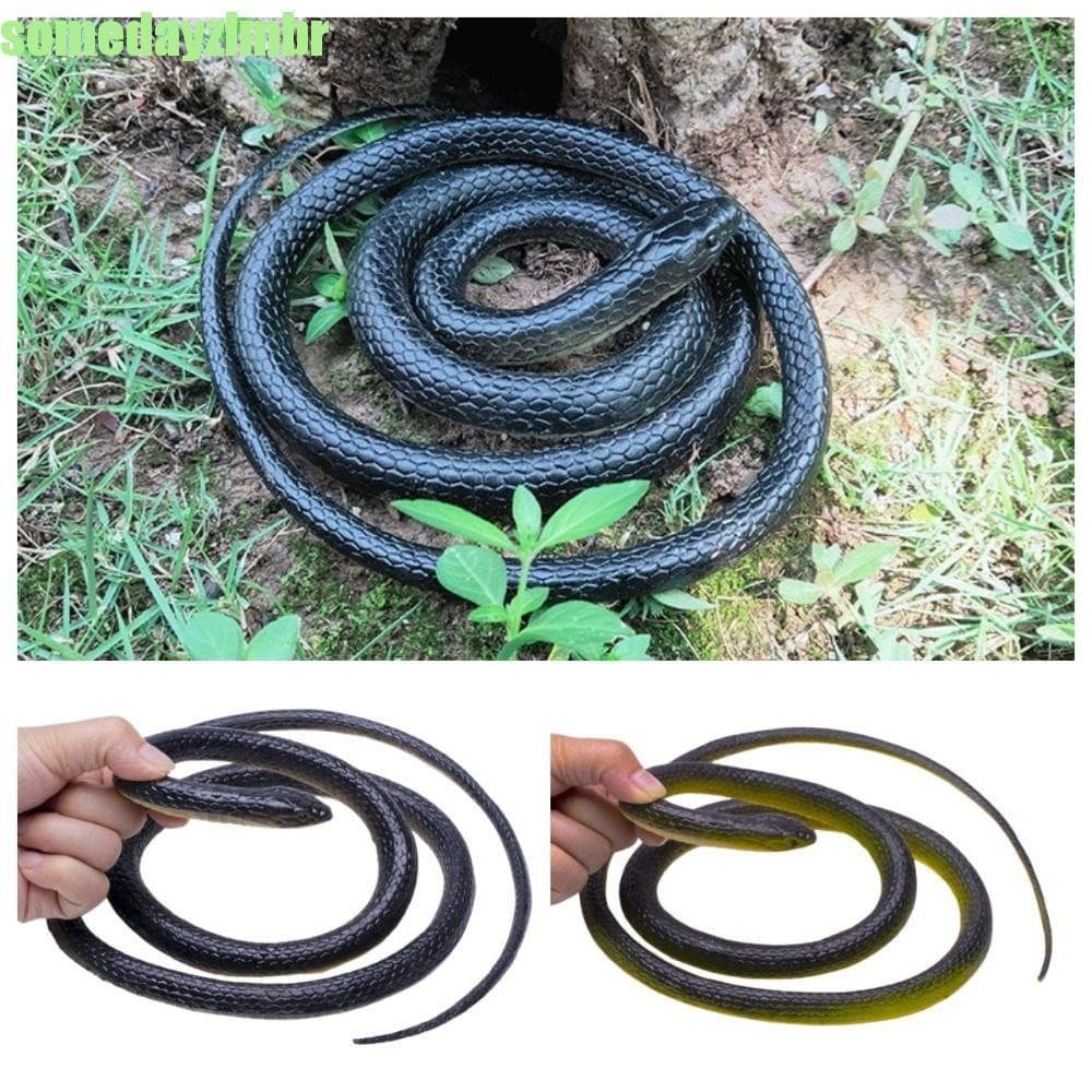 SOMEDAYZL0M Cobra Realista , Provocando Amigos Serpente Artificial Simulação Assustadora Anaconda