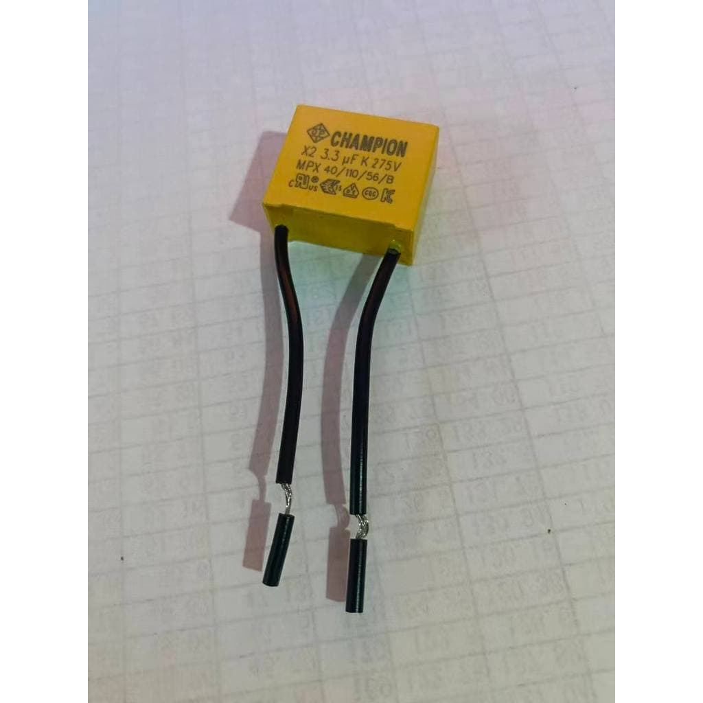 Capacitor 3.3 Uf 275v P/ Interruptor Wifi Inteligente Tuya e ventiladores elétricos