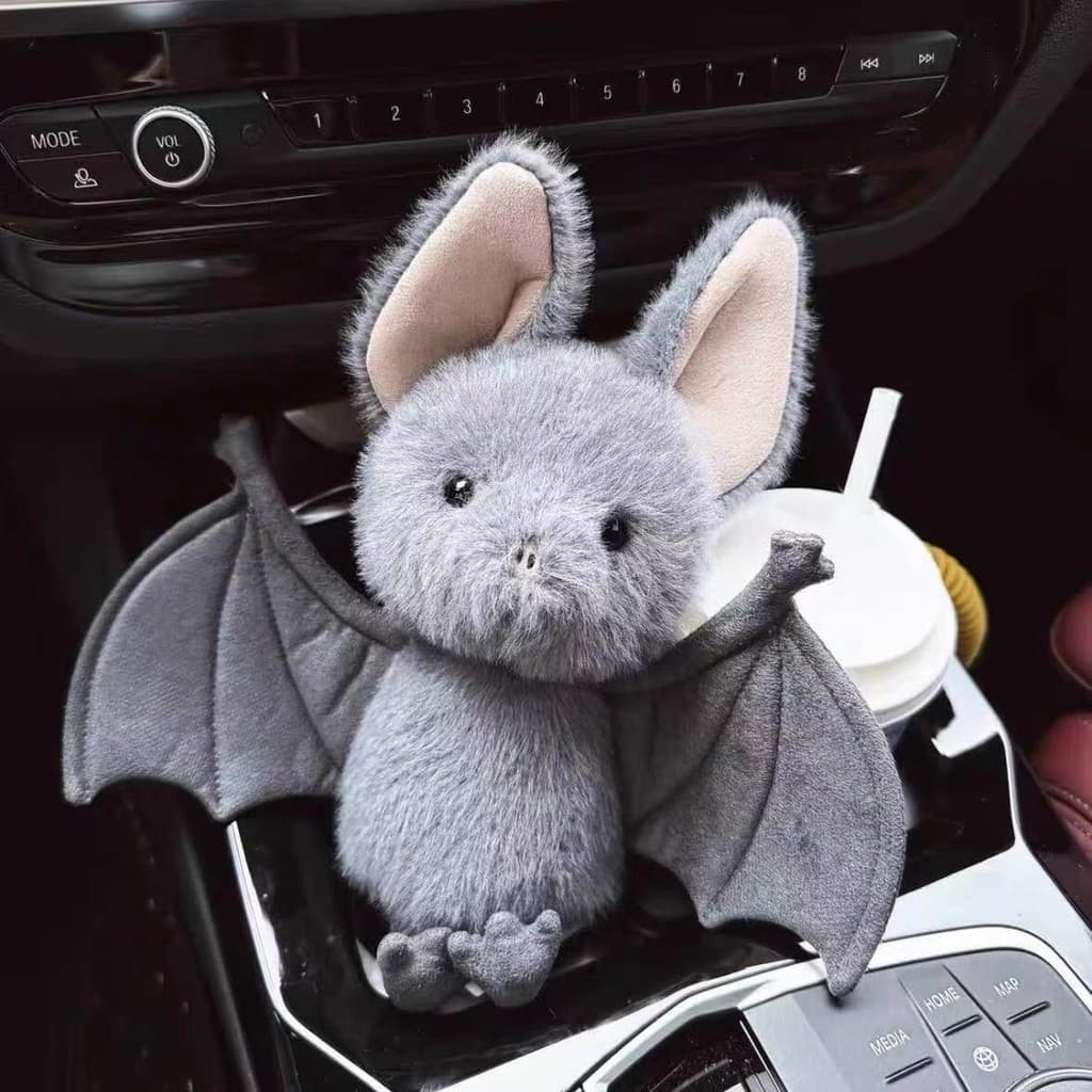 Engraçado Morcego Invertido Criativo Boneca De Pelúcia Brinquedo Carro Pendurado Presente De Halloween