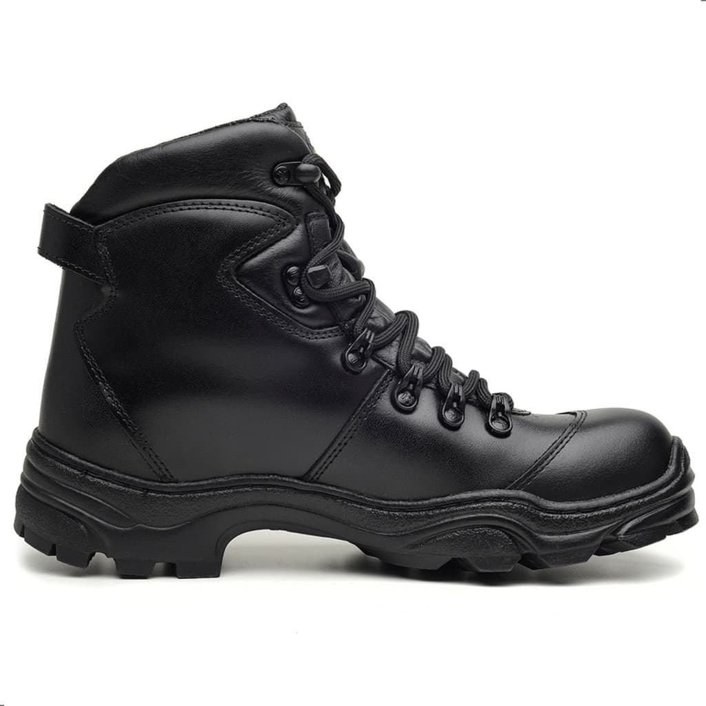 Bota Tática Militar Hidrofugada Everest Preta
