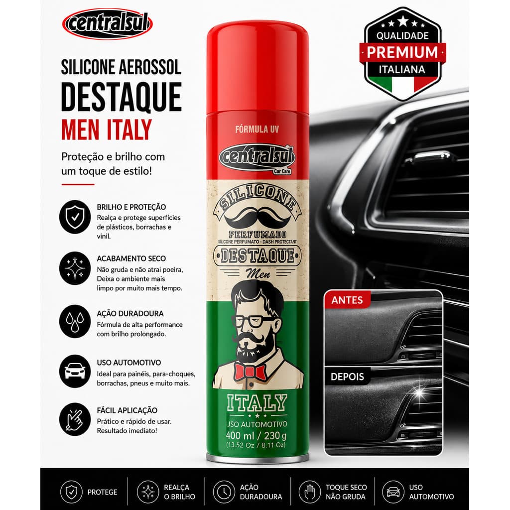 Silicone Spray Italy 400ml  Centralsul