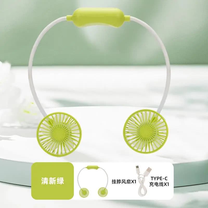 Mini Ventilador Portátil Recarregável P/ Pescoço Esporte UsB