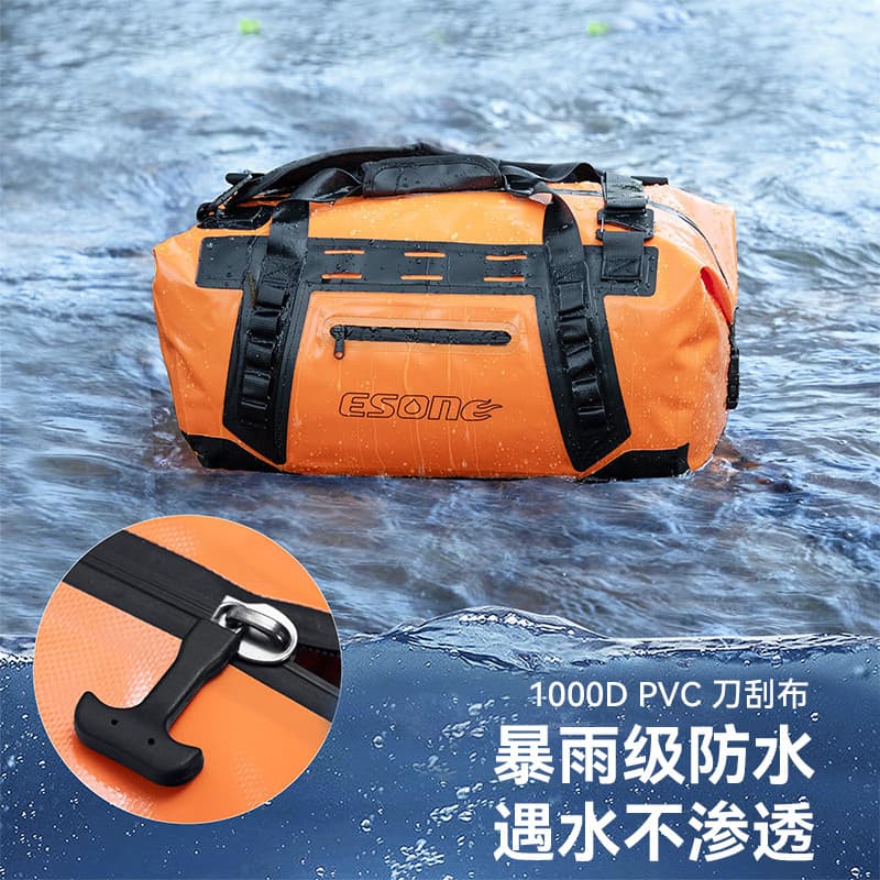 Ao ar livre impermeável hermético durável engrossado saco de viagem motocicleta equitação multifuncional viagem acampame