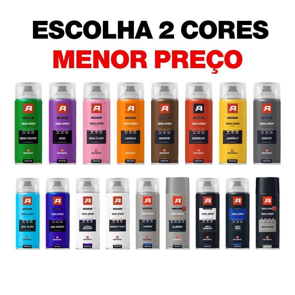 Kit 2 Tinta Sprays Chemicolor Pocket Metálica Cromado – Acabamento Brilhante - Envio Veloz