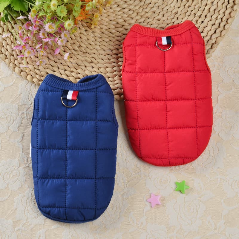 Cães De Estimação Roupas Inverno Algodão Colete Casacos Mais Quente Para Pequenos Médios Filhote De Cachorro Buldogue Fr