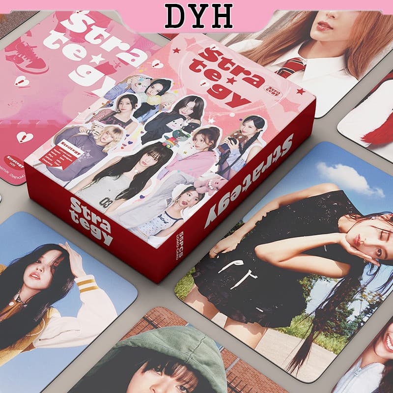 55pcs TWICE LOMO Card STRATEGY Album Photocard KPOP Collection Card
