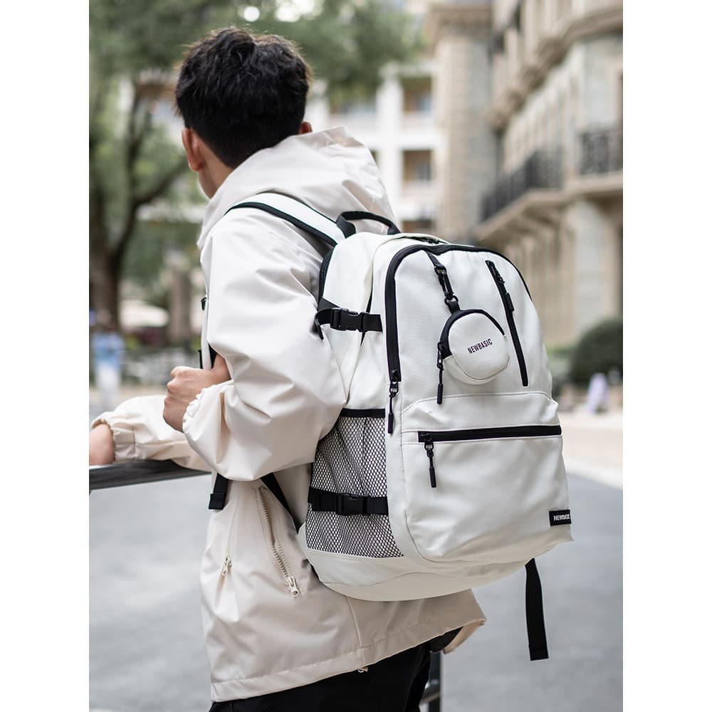 ABOYS mochila Casual masculina Design sentir nicho All-Match júnior escola secundária estudante universitário mochila de