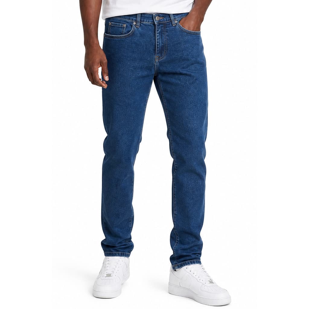 Calça Jeans Slim Básica Estilosa Polo Wear Jeans Médio