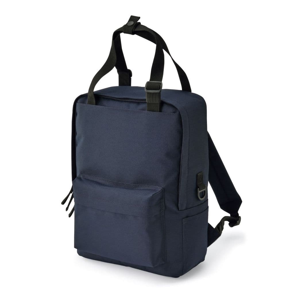 Muji Casual quadrado estudante do ensino médio mochila feminina mochila masculina casal leve logotipo imprimível